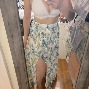 Tropical high slit maxi skirt from Windsor wore once